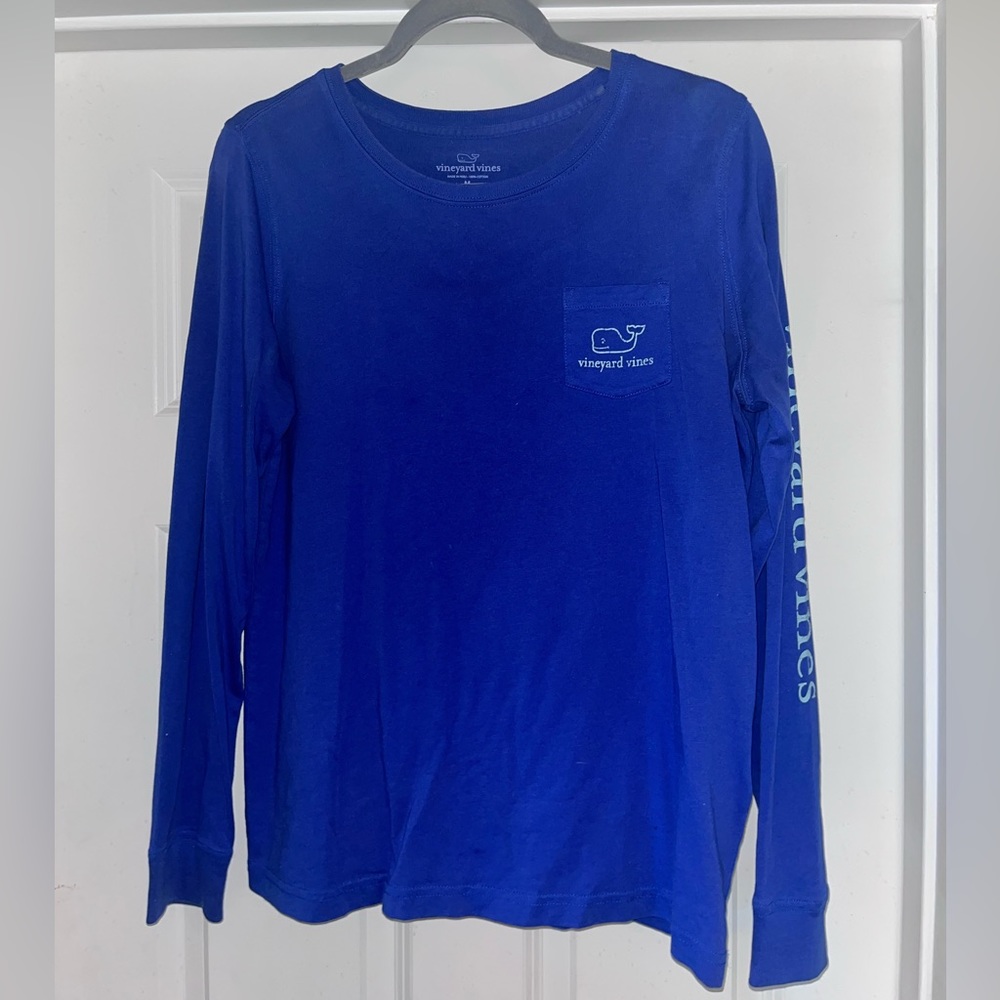 Vineyard Vines royal blue long sleeve